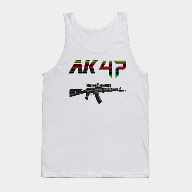 AK 47 Tank Top by Aim For The Face